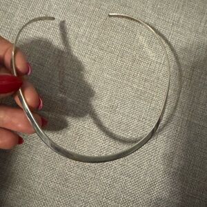 Vintage Sterling Silver Collar Necklace